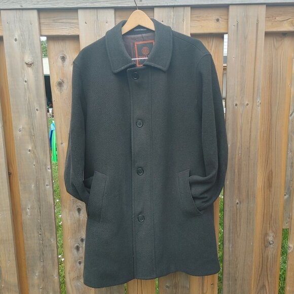 VINTAGE Tessuto Italiano BIELLA Wool Sport Coat Blazer Jacket Men's 44R US XL - Picture 3 of 8